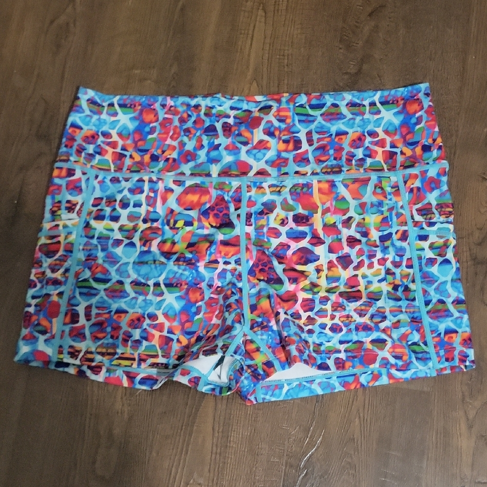 Constantly Varied Gear Blue and Red Athletic Shorts 2.5 Inch